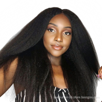 CELIE Wholesale Overnight Delivery Yaki Kinky Straight Lace Wig in Dubai 10inch-26 inch Brazilian Hair Lace Front Wig